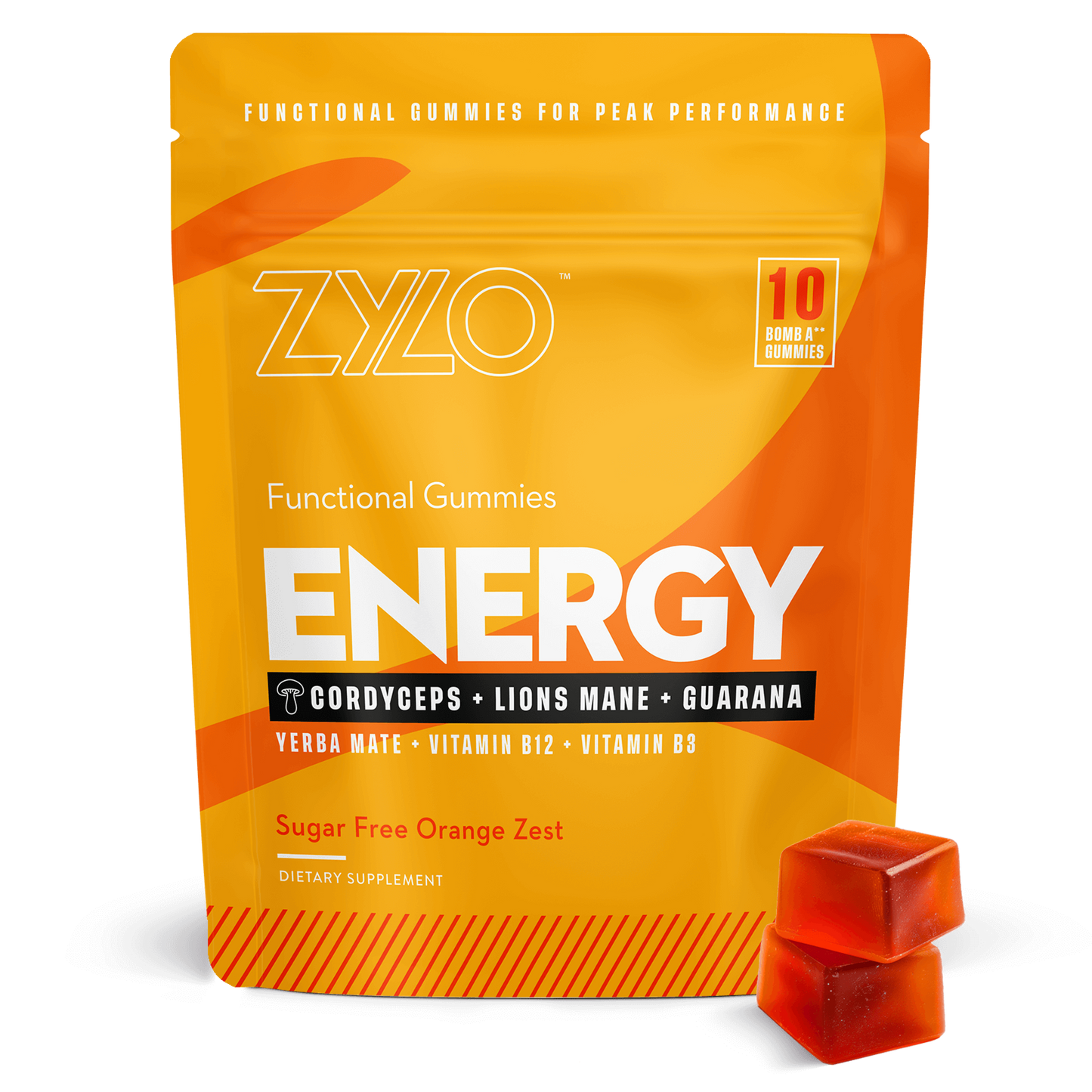 Energy Gummies with Cordyceps