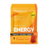 ZYLO energy display — box of 20 single-serving packets